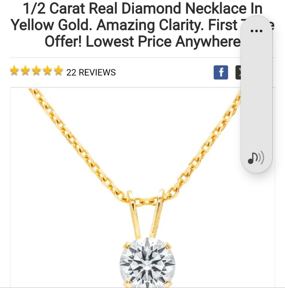 Diamond Pendant And Complimentary Chain